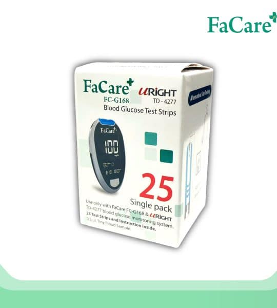 [Hộp 25 que] Que thử đường huyết FaCare FC – G168
